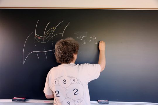 Mathematikdozent, Illustration