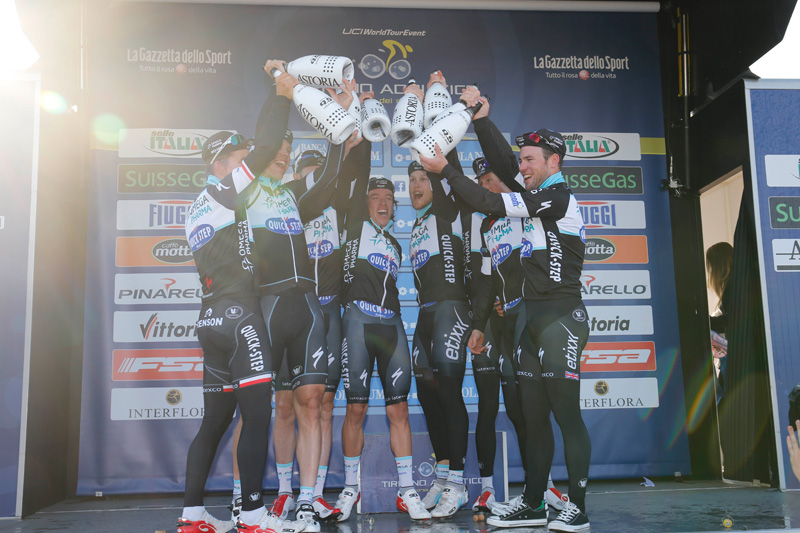Omega Pharma-Quick Step gewinnt Teamzeitfahren zum Auftakt des Tirreno Adriatico