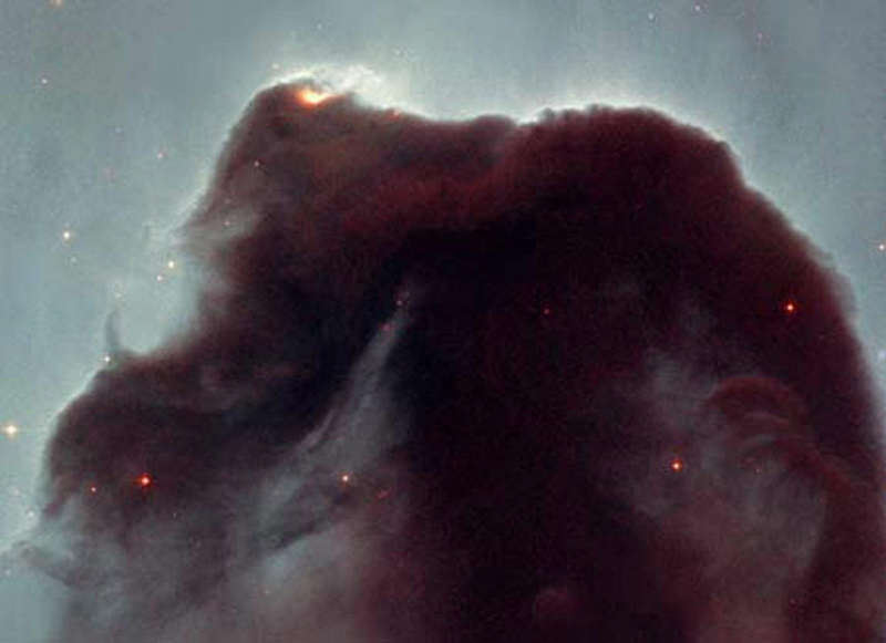 Aufnahme vom Pferdekopfnebel im Sternbild Orion