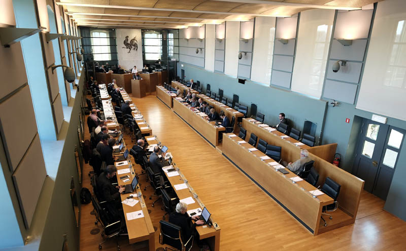 Regionalparlament in Namur (12. März 2014)