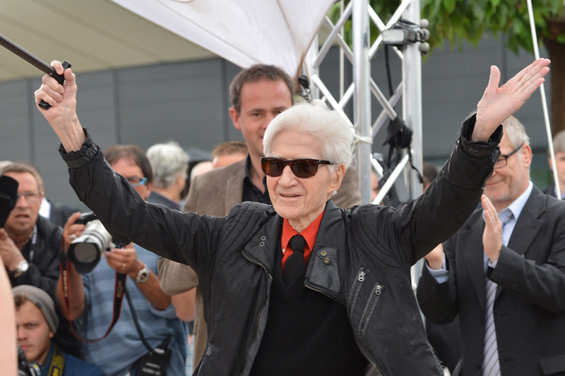 Regisseur Alain Resnais bei den Filmfestspielen in Cannes 2012