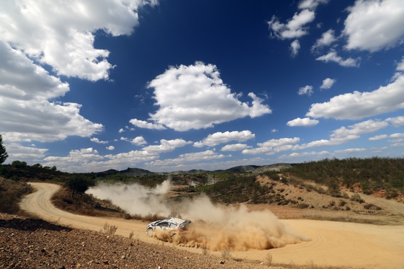 Schotter-Test des Hyundai i20 WRC in Sevilla (Oktober 2013)