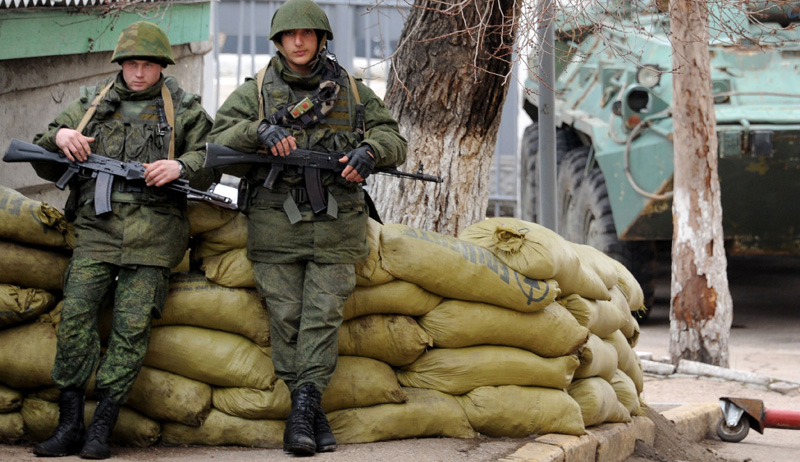 Russische Streitkräfte besetzen die Krim (Sewastopol, 2. März)