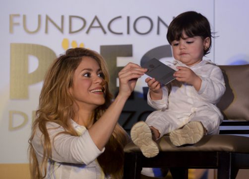 Shakira und ihr Sohn Milan