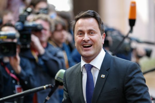 Luxemburgs Premier Xavier Bettel
