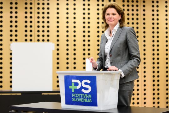 Die slowenische Regierungschefin Alenka Bratusek