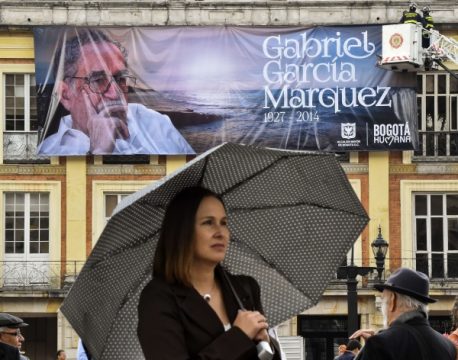Bogotá verneigt sich vor seinem größten Sohn, dem Literaturnobelpreisträger Gabriel García Márquez