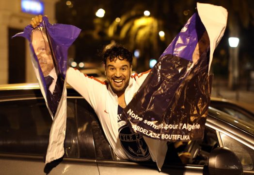 Bouteflika-Anhänger in Algier, 18. April