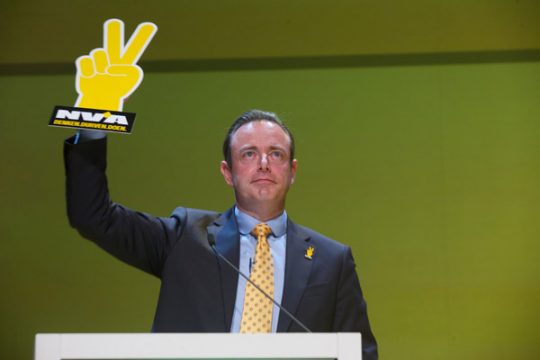 Parteichef Bart De Wever beim Kongress der N-VA