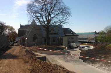 Heidberg-Kloster in Eupen kurz vor der Fertigsstellung der Renovierungsarbeiten - Bild: BRF