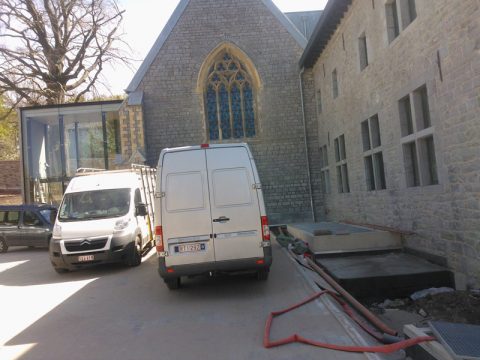 Heidberg-Kloster in Eupen kurz vor der Fertigsstellung der Renovierungsarbeiten - Bild: BRF