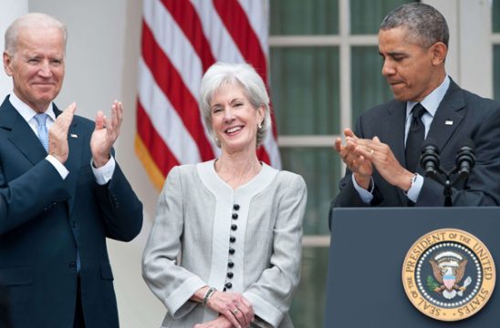Barack Obama verabschiedet Kathleen Sebelius