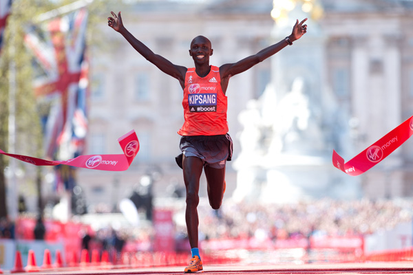 Wilson Kipsang gewinnt den London-Marathon in neuer Rekordzeit