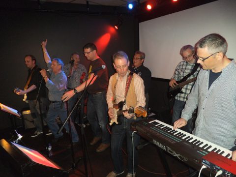 "d'Löressen" mit den anderen Musikern