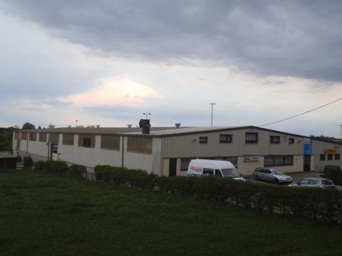 Die ehemalige Reithalle in Bütgenbach