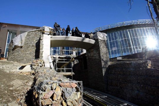 Die neuen Thermen von Spa kurz vor der Eröffnung vor zehn Jahren