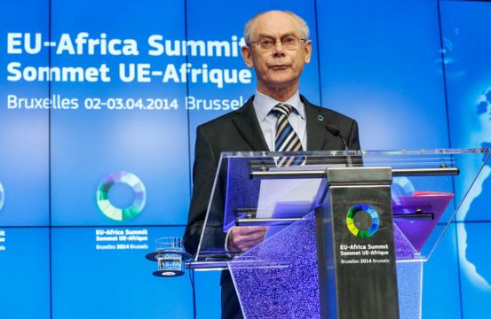EU-Ratspräsident Herman Van Rompuy beim EU-Afrika Gipfel