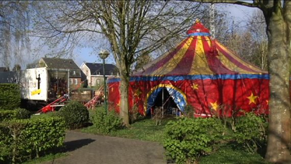 Zirkus Soluna gastiert auf dem Gelände des Jugendtreffs Eynatten