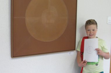 Gemeindeschule Raeren besuchte Ausstellung André Blank