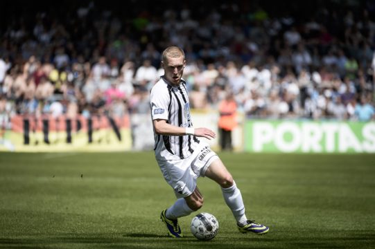 Michael Lallemand beim Spiel AS Eupen – Sint-Truiden (18. Mai, Endstand 2:2)