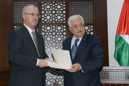 Rami Hamdallah und Mahmud Abbas