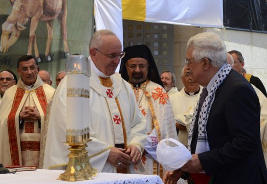 Papst Franziskus und Mahmud Abbas am Sonntag in Bethlehem