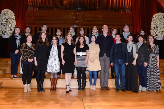 Die Halbfinalisten am dritten Tag der ersten Rund des Concours Reine Elisabeth für Gesang
