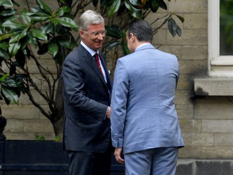 De Wever bei König Philippe