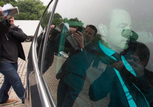 Bart De Wever kommt erneut am Königspalast an