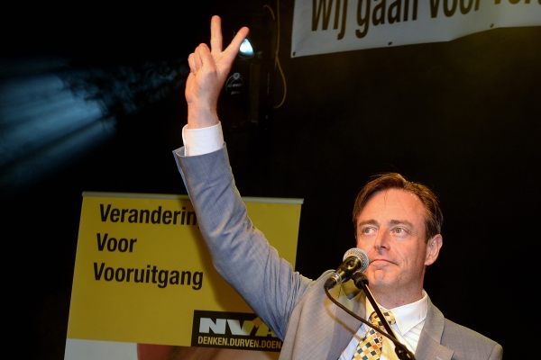 N-VA-Chef Bart De Wever ist siegessicher
