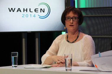 Debatte zu den Föderalwahlen im BRF-Funkhaus