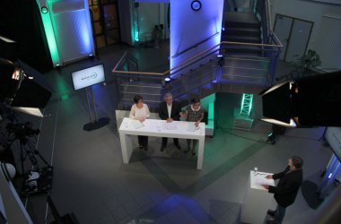 Debatte zu den Föderalwahlen im BRF-Funkhaus