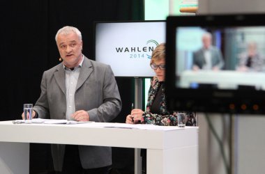 Debatte zu den Regionalwahlen im BRF-Funkhaus