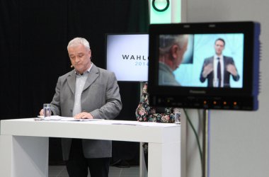 Debatte zu den Regionalwahlen im BRF-Funkhaus