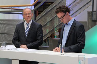 Debatte zu den Regionalwahlen im BRF-Funkhaus