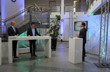 Debatte zu den Regionalwahlen im BRF-Funkhaus
