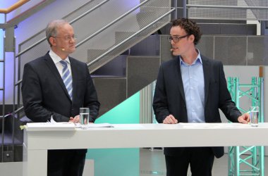 Debatte zu den Regionalwahlen im BRF-Funkhaus