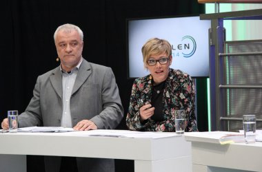 Debatte zu den Regionalwahlen im BRF-Funkhaus
