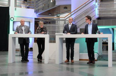 Debatte zu den Regionalwahlen im BRF-Funkhaus
