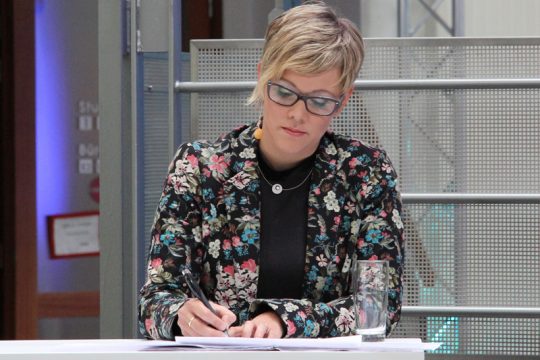 Debatte zu den Regionalwahlen im BRF-Funkhaus