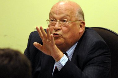 Jean-Luc Dehaene vor dem Dexia-Untersuchungsausschuss 2011 (Bild: Eric Lalmand/BELGA)