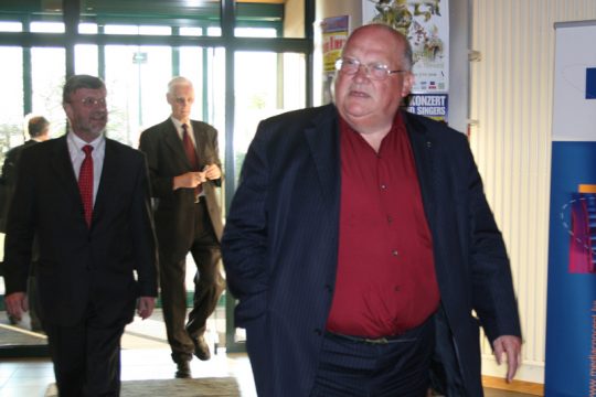 5.5.2008: Jean-Luc Dehaene referiert im BRF-Funkhaus über “die EU nach dem Vertrag von Lissabon”
