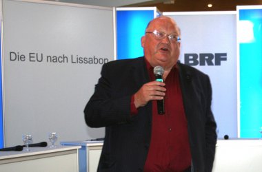 5.5.2008: Jean-Luc Dehaene referiert im BRF-Funkhaus über “die EU nach dem Vertrag von Lissabon”