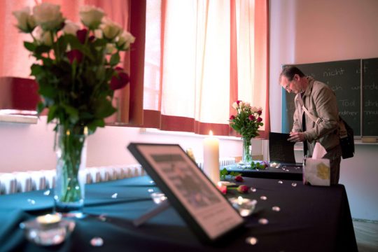 Direns Schule in Hamburg hat einen Gedenkraum für den Verstorbenen eingerichtet