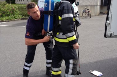 Brand bei NMC in Eynatten