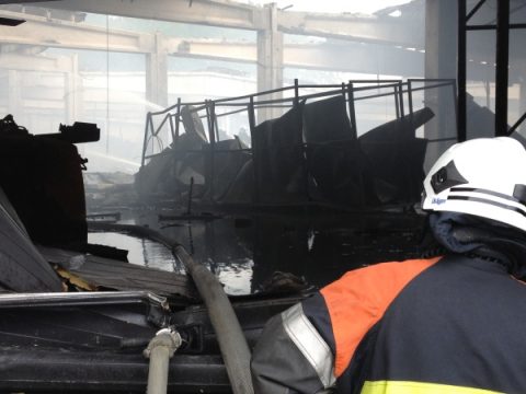 Brand bei NMC in Eynatten