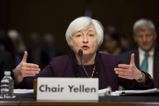 Die Chefin der US-Notenbank Federal Reserve (Fed), Janet Yellen