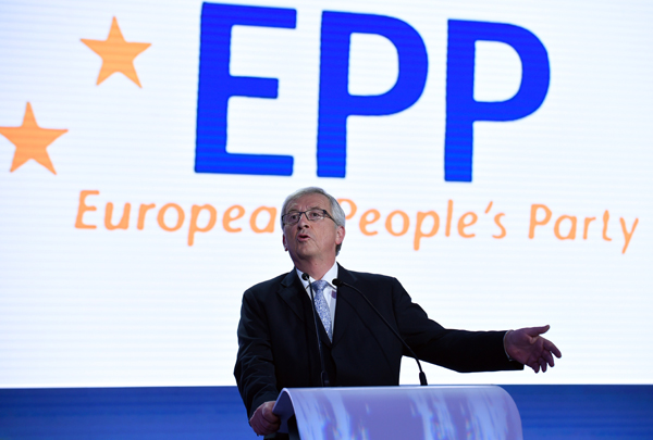 Jean-Claude Juncker, Spitzenkandidat der Konservativen
