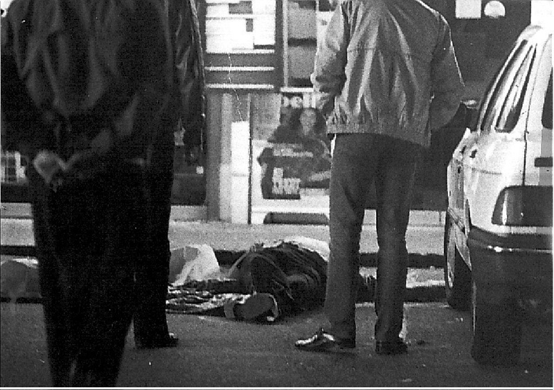 Nach einem Überfall der Killerbande von Brabant auf einen Supermarkt in Overijse (27.9.1985)