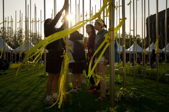 Gedenkstätte in Seoul für die Opfer des Fährunglücks